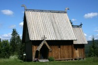 stavkirke Ekshärad Zweden / Bron: ottergraafjes